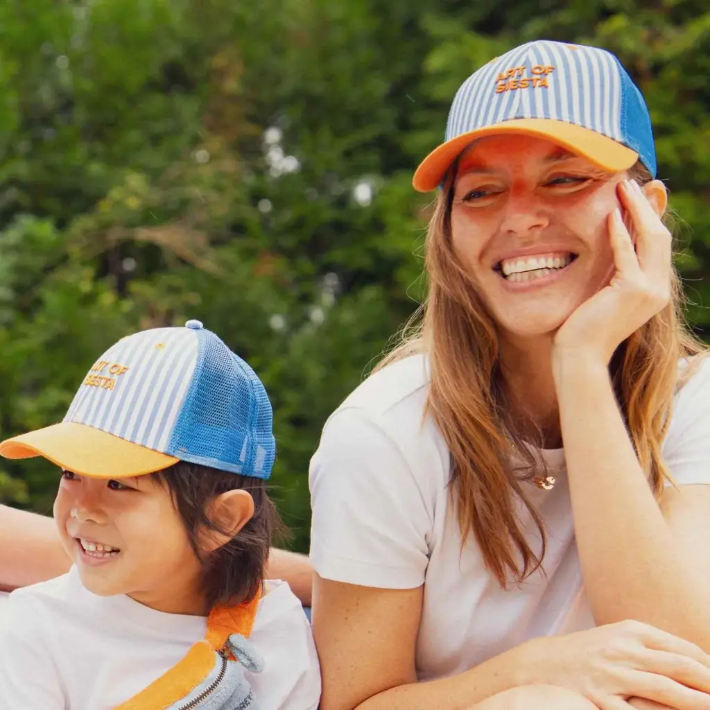[CH-5077] Casquette trucker rayée Art of Siesta Enfant 7-12 ans