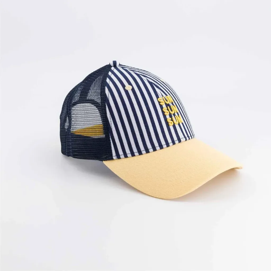 [CH-5053] Casquette trucker rayée Sun Sun Sun Enfant 3-6 ans Chamaye