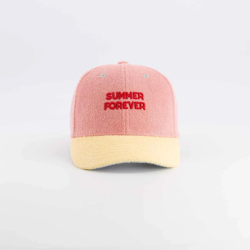 Casquette Summer Forever Eponge Rose 7-12 ans Chamaye