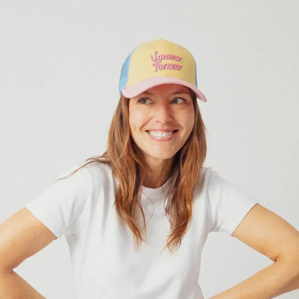 Casquette trucker Summer Forever Yellow Adulte Chamaye