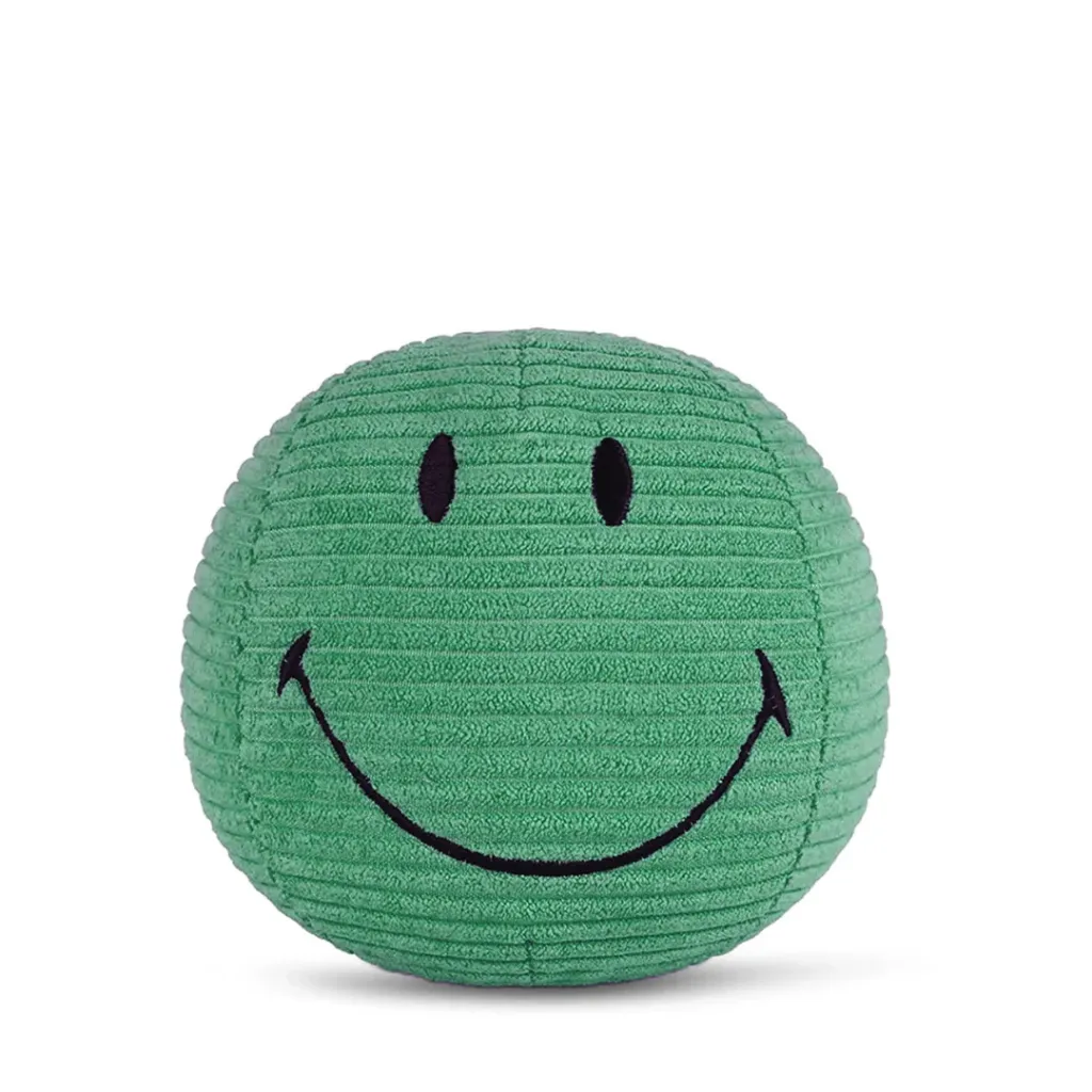 [BO-9728] Smiley Corduroy Green 13 cm