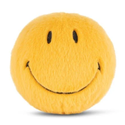 [BO-9520] Smiley Fuzzy Yellow 23 cm