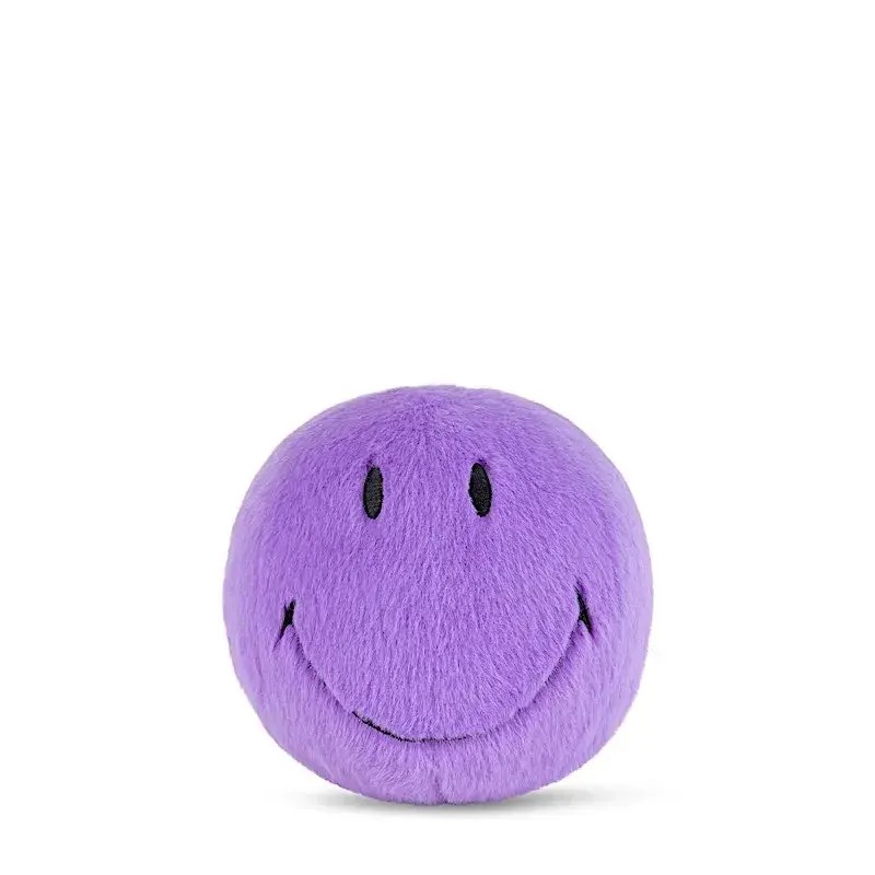 [BO-9537] Smiley Fuzzy Bright Purple 13 cm