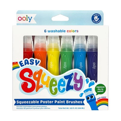 [ME-4316] Easy Squeezy Squeezable Poster Paint Brushes