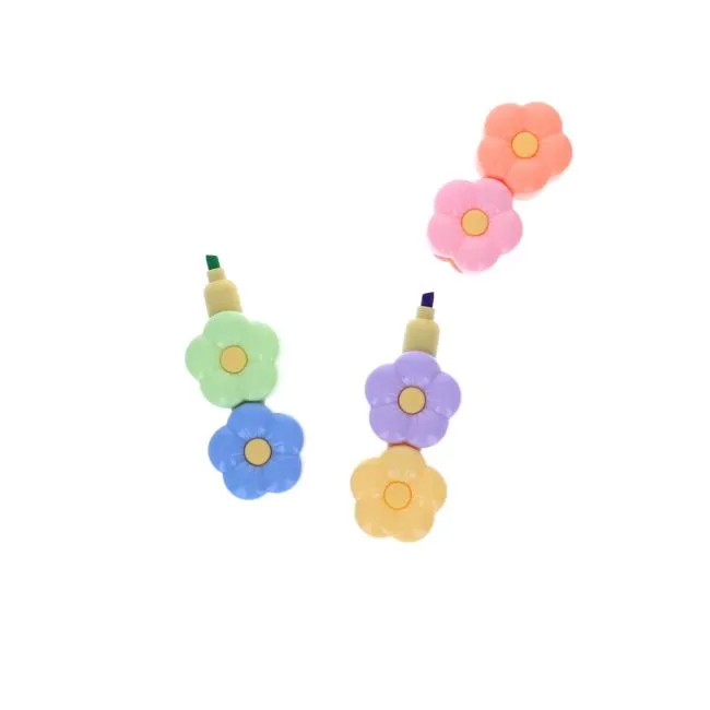 [ME-2553] Surligneurs Fleurs Empilables