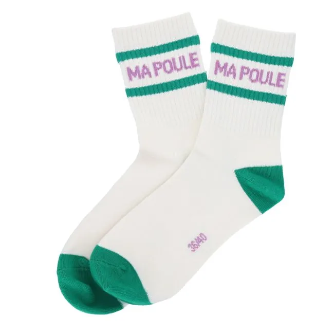 Chaussettes femme à message MA POULE 36-40