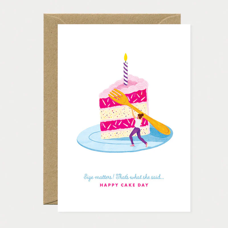 [AL-7877] Carte Size matters Cake All the ways to say