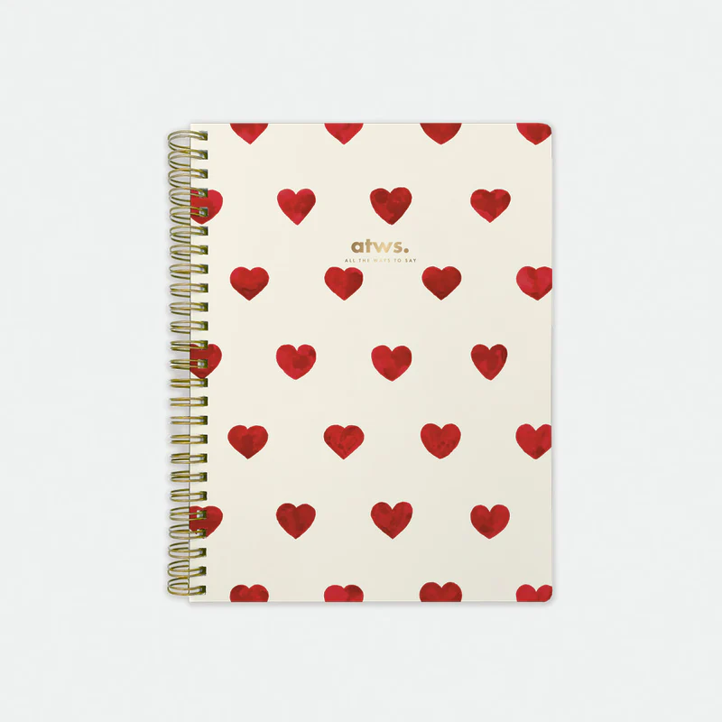 [AL-1967] Carnet à spirales Heart All the ways to say