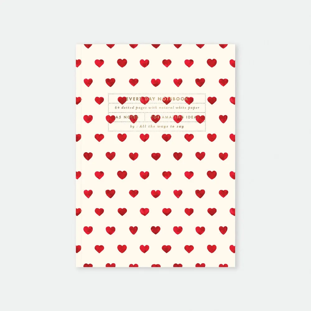 Carnet A5 New Hearts - All The Ways To Say
