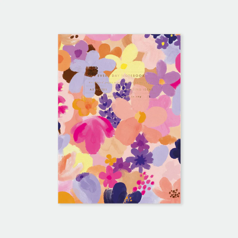[Al-4807] Carnet A5 Flower Garden - All The Ways To Say
