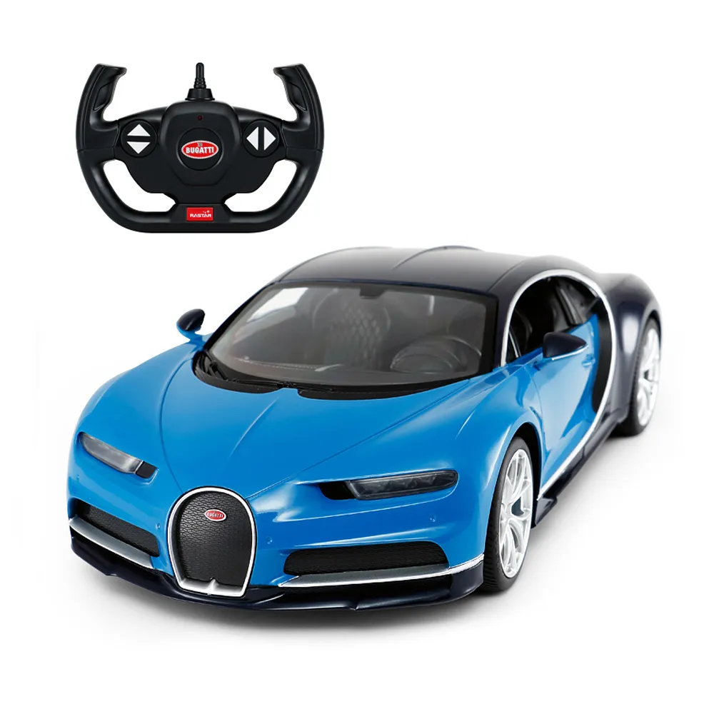 Voiture télécommandée Bugatti Chiron Bleu 1:24
