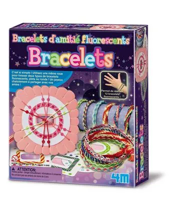 Bracelets d'amitié fluorescents
