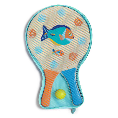 [DJ-0818] Raquettes de plage en bois
