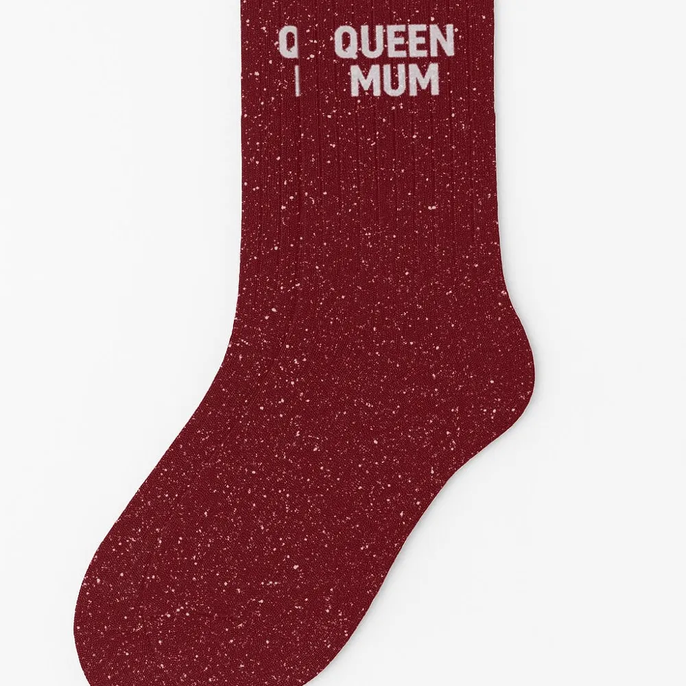 Chaussettes à paillettes "Queen Mum" Cherry Pop - Taille 36-40