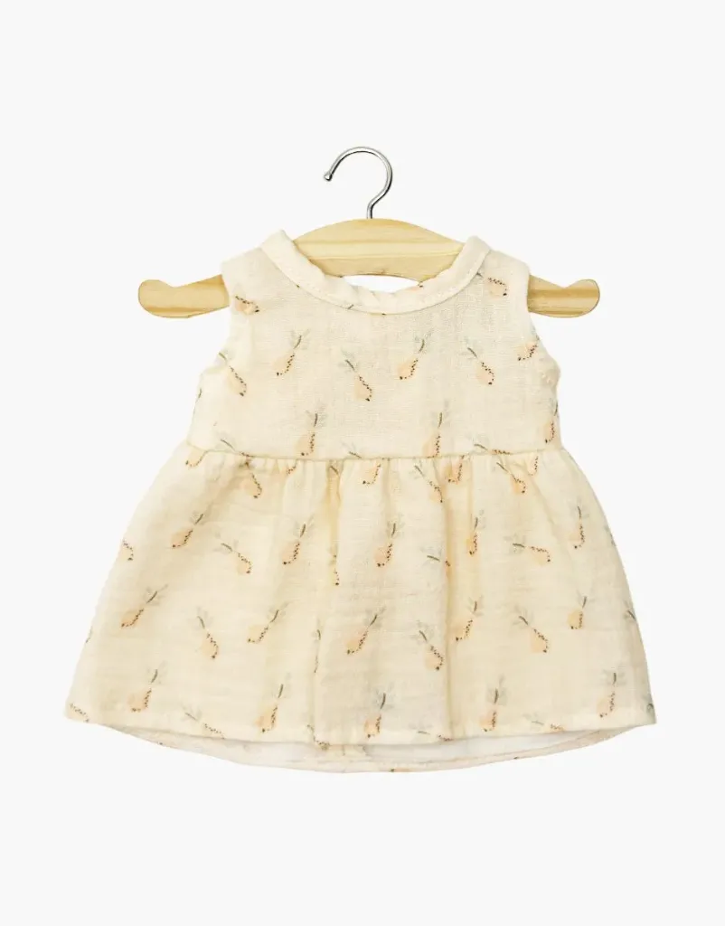 Robe Faustine sans manches en gaze de coton Hélène Gordis Minikane