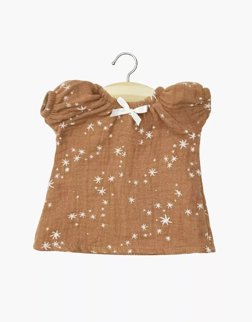 [MI-9417] Chemise de nuit Sabrina en gaze de coton Etoile Gordis Minikane