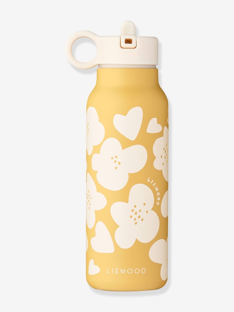 [LI-0677] Gourde isotherme 350 ml Flower Lemon Yellow Liewood