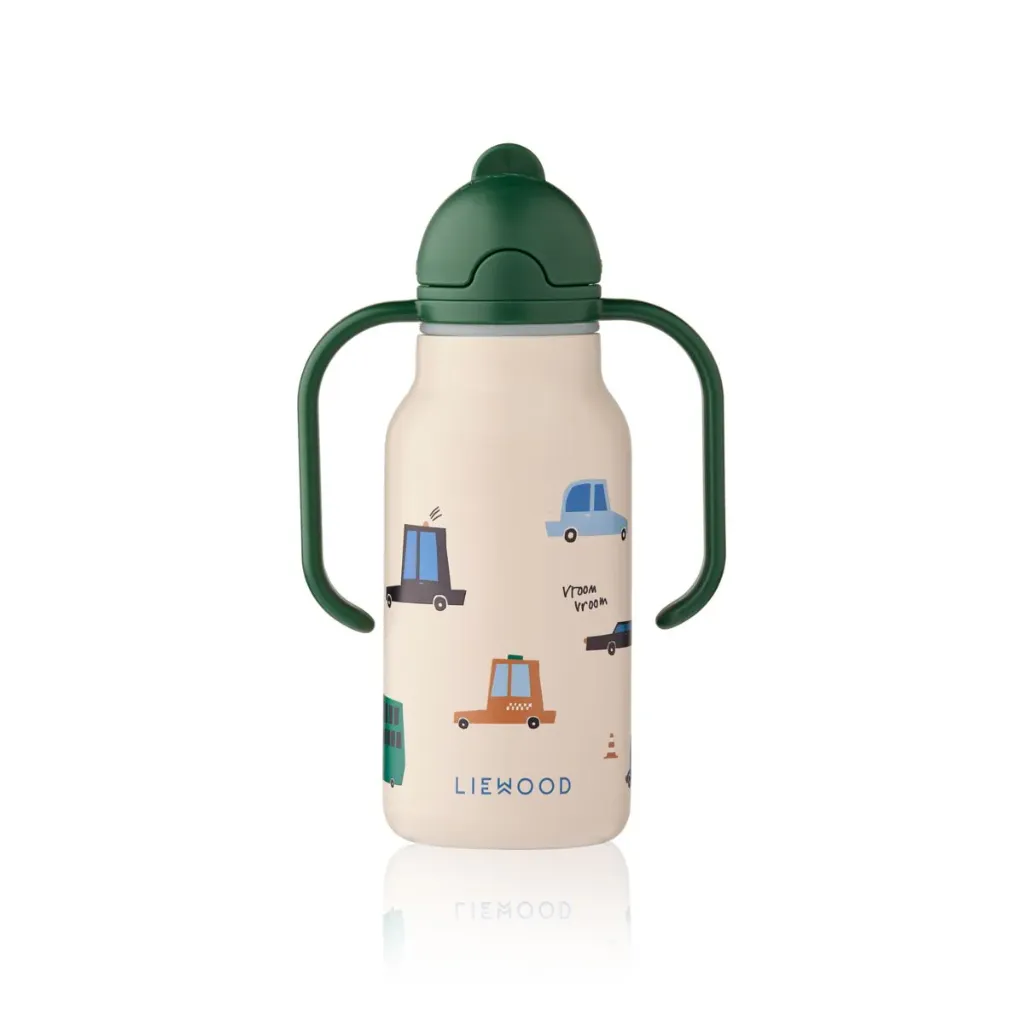 [LI-3630] Gourde en acier Kimmie 250 ml Cars Sandy  Liewood