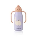Gourde en acier Kimmie 250 ml Cat Lilac Liewood