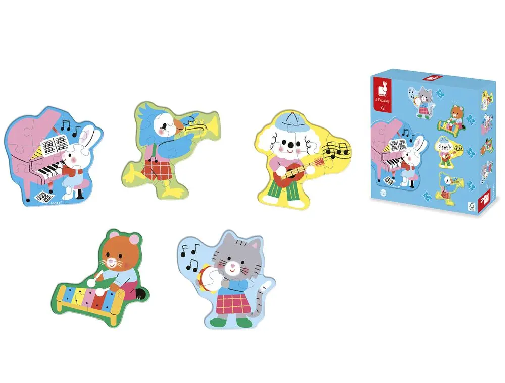 [JA-4889] 5 Puzzles évolutifs Musique