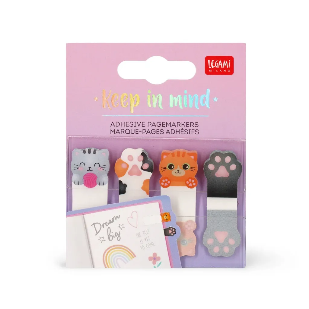 [LE-0713] Marque-Pages Adhésifs Kitty - Keep in Mind