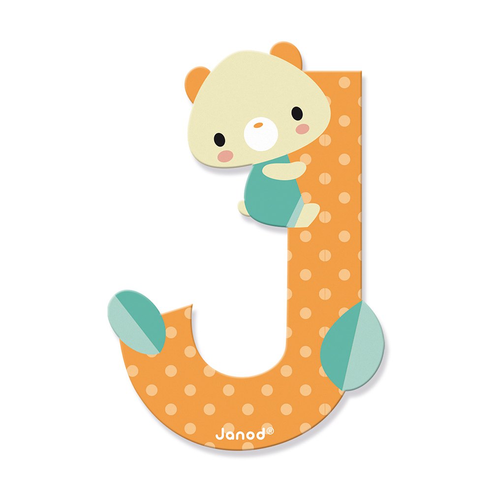 [JA-1748] Lettre en bois J Pure