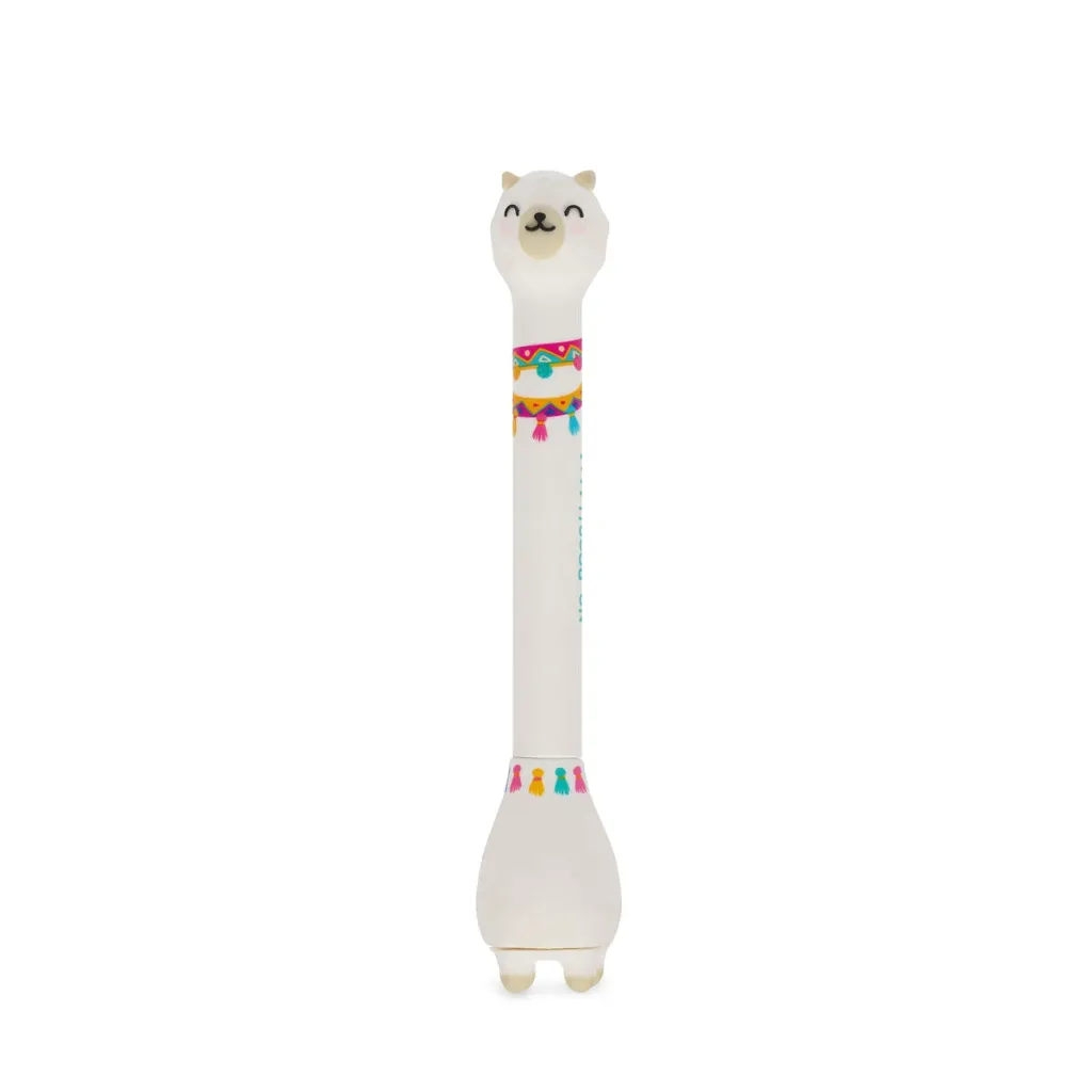 [LE-3230] Stylo à Bille Lama avec Base - Stand-Ink Ovation Legami