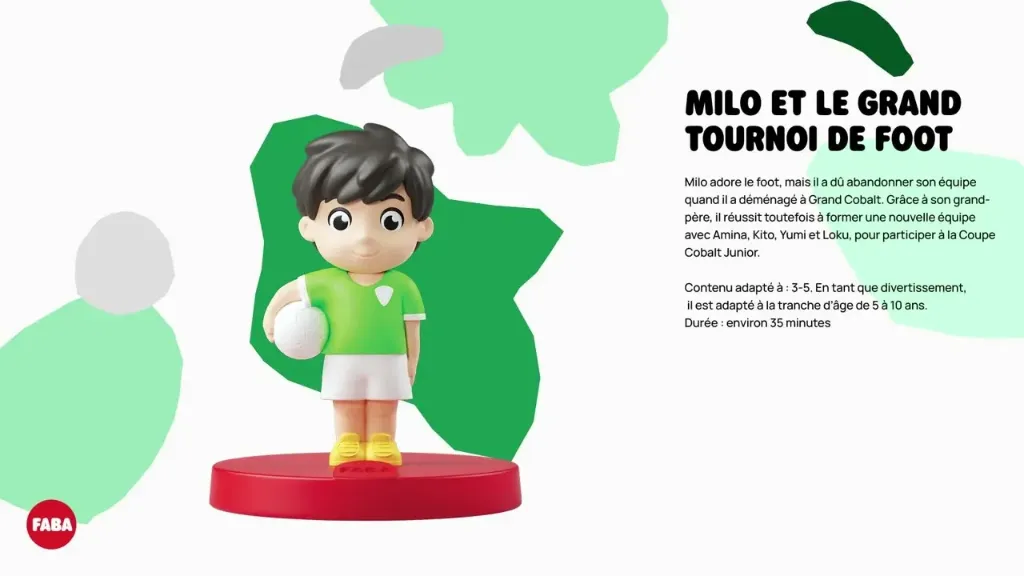 [FA-0048] Personnage sonore Faba Milo et le grand tournoi de foot