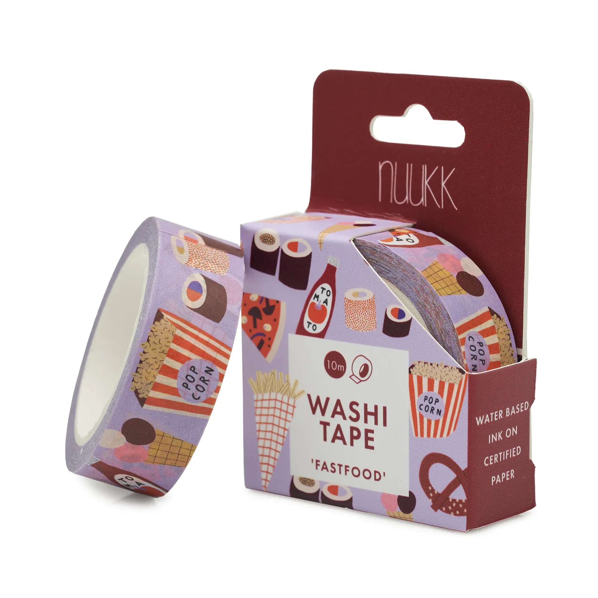 [NU-8746] Washi Tape "Fastfood"