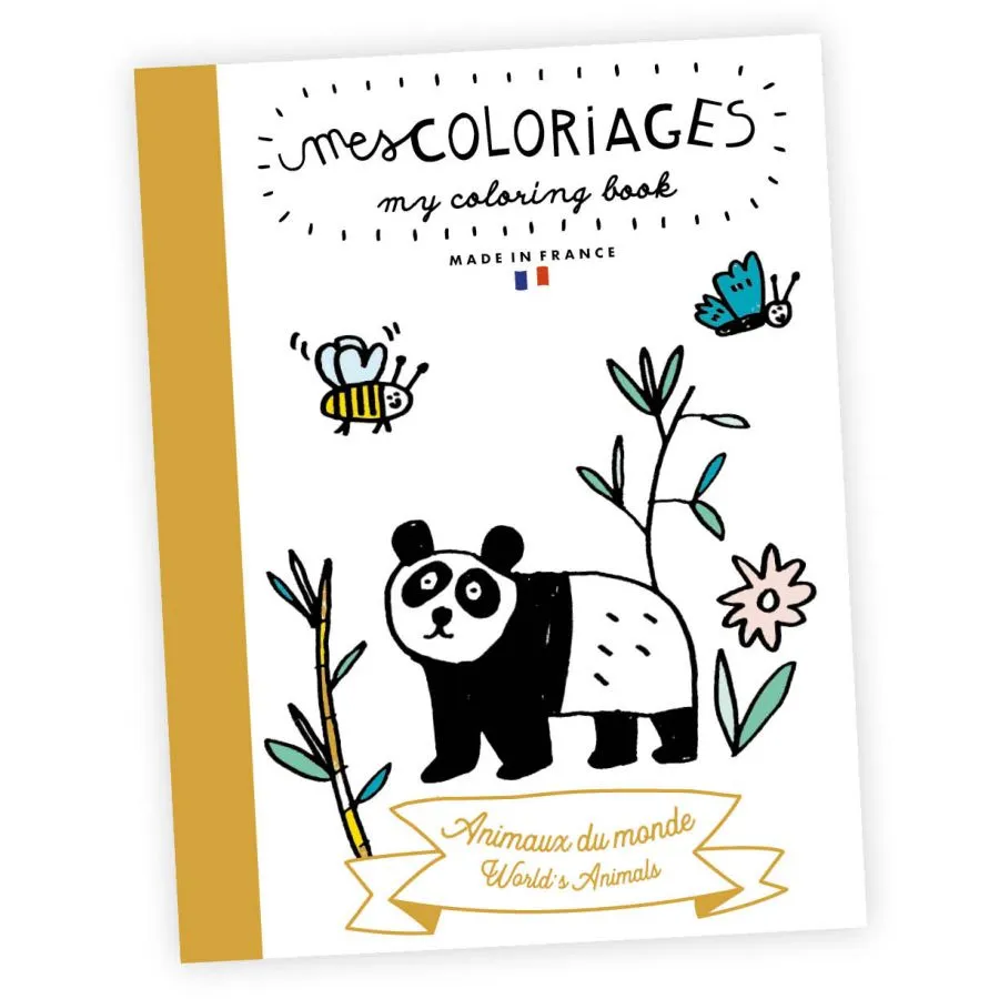 [PI-1005] Mes coloriages Animaux du monde