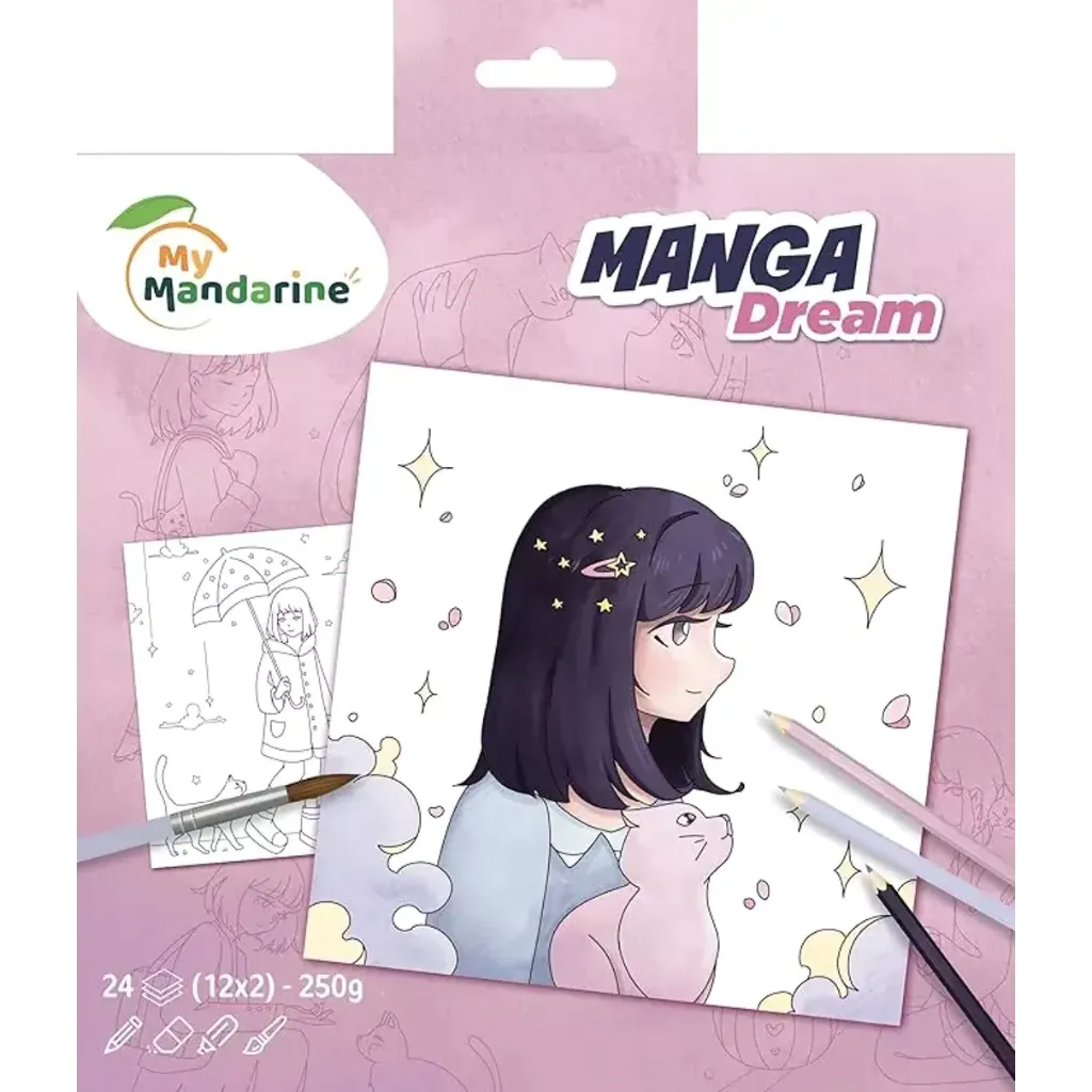 [AV-1790] Carnet de coloriage Manga Dream