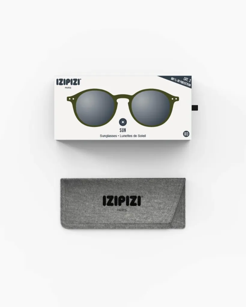 [IZ-7759] Lunettes de soleil Izipizi #D Kaki Green (adulte)