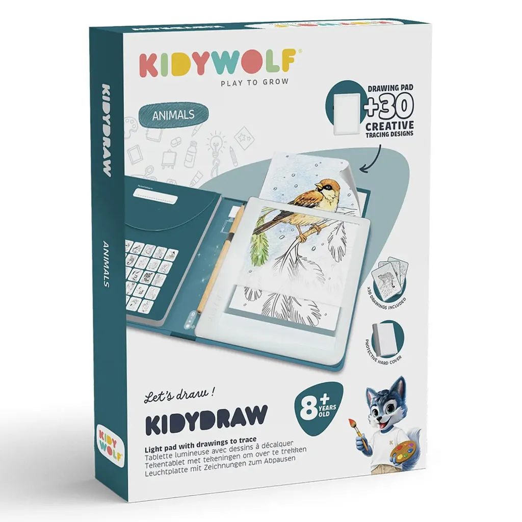 [KI-3492] Kidydraw-PAD Tablette à dessin lumineuse Animaux