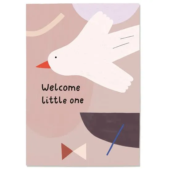 [NU-5486] Postcard Welcome Little One Nuukk