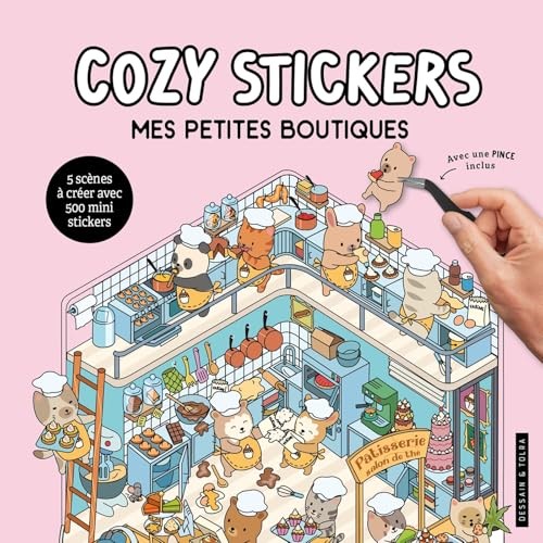 [DE-7062] Cozy Stickers Mes petites boutiques
