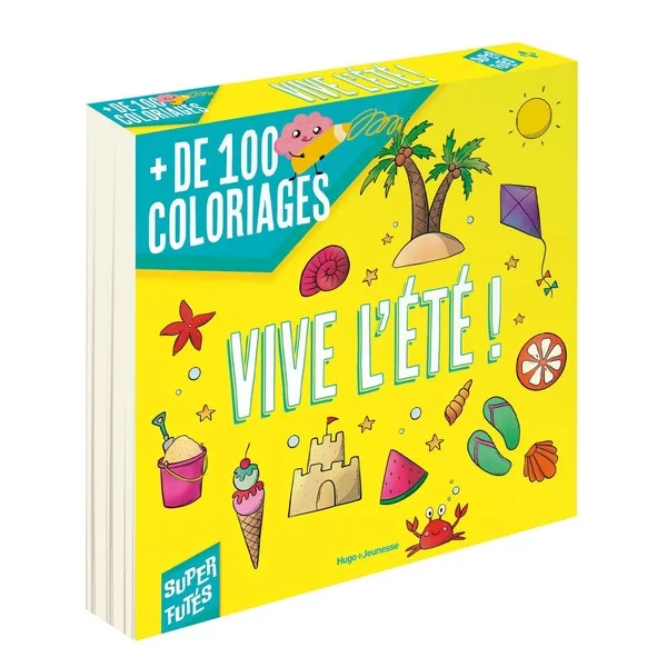[HU-5767] 100 coloriages d'été pour les Super Futés