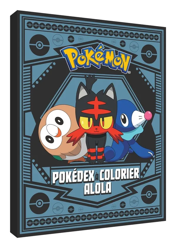 [HA-1617] Pokémon - Pokédex à colorier Alola