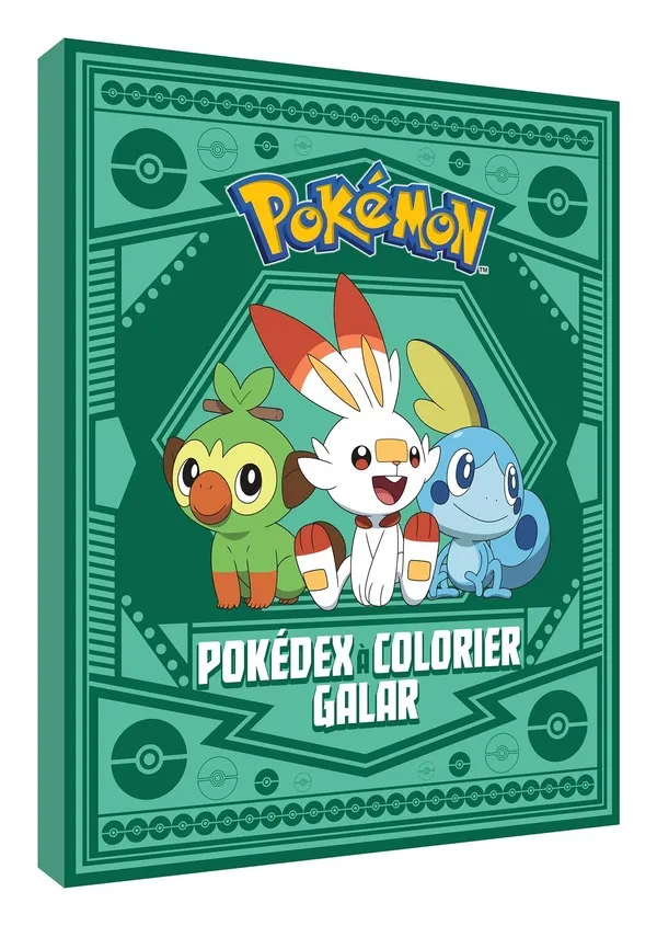 [HA-1624] Pokémon - Pokédex à colorier Galar