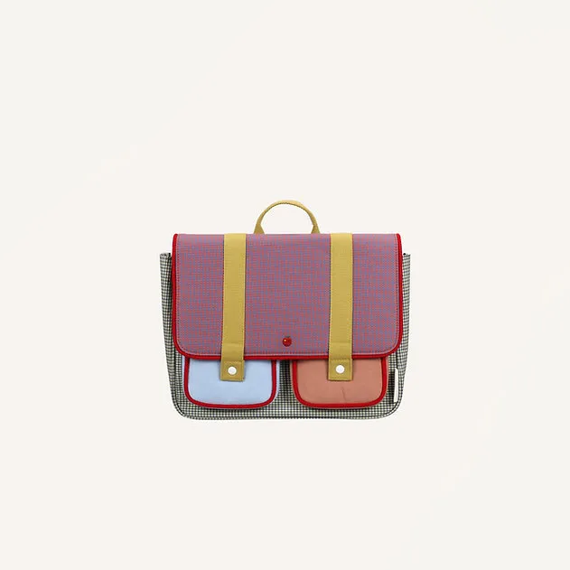 Cartable Gingham Midnigth Sticky Lemon