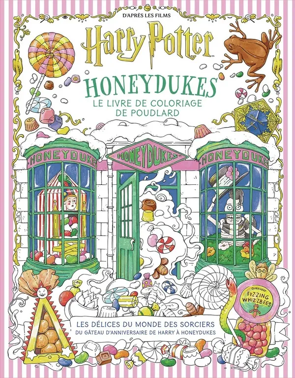 Harry Potter Le Livre de coloriage de Poudlard Honeydukes