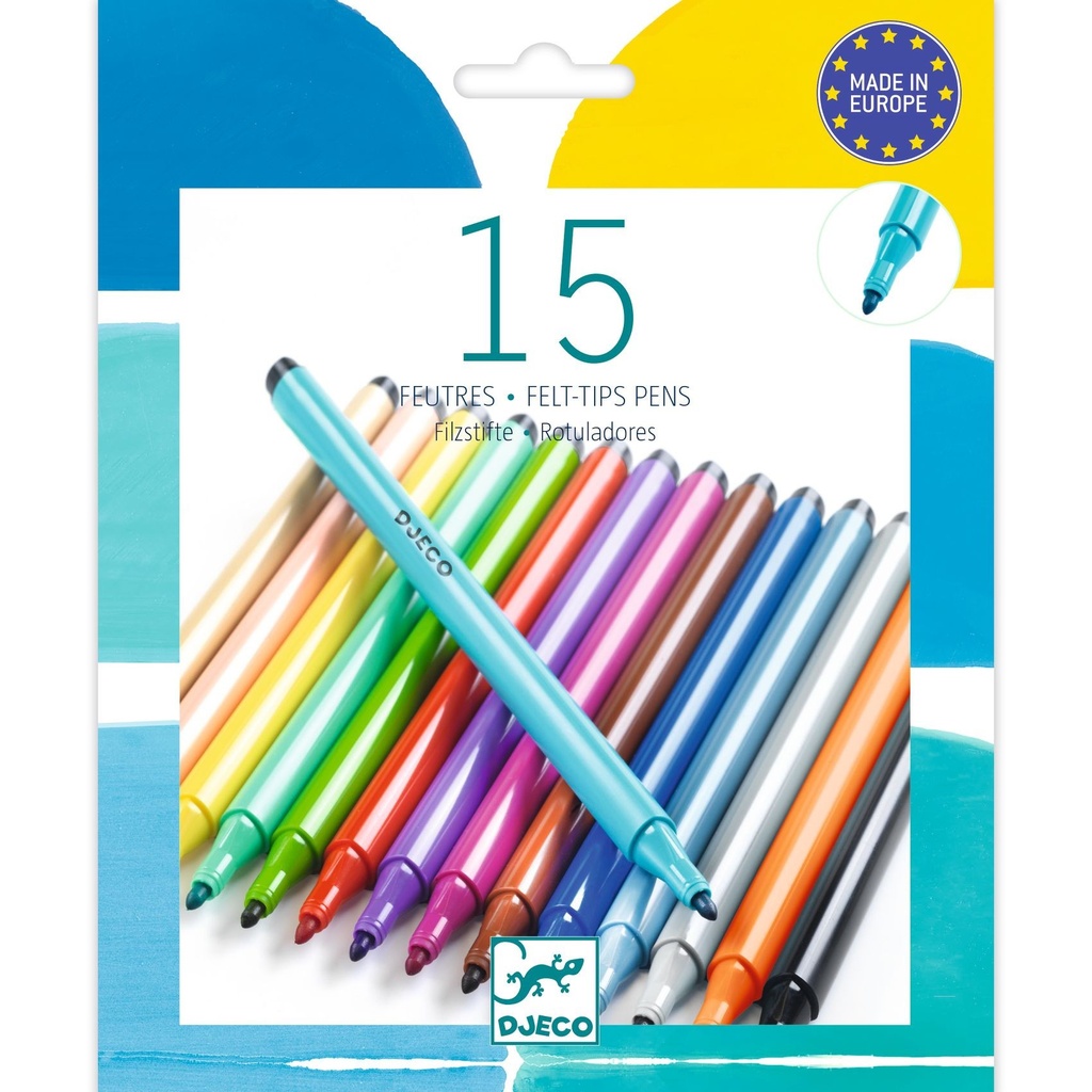 15 Feutres Pacific Djeco
