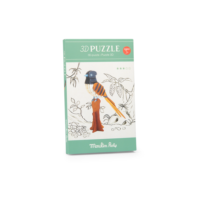 [MO-1988] Puzzle 3D Gobe-mouche de paradis