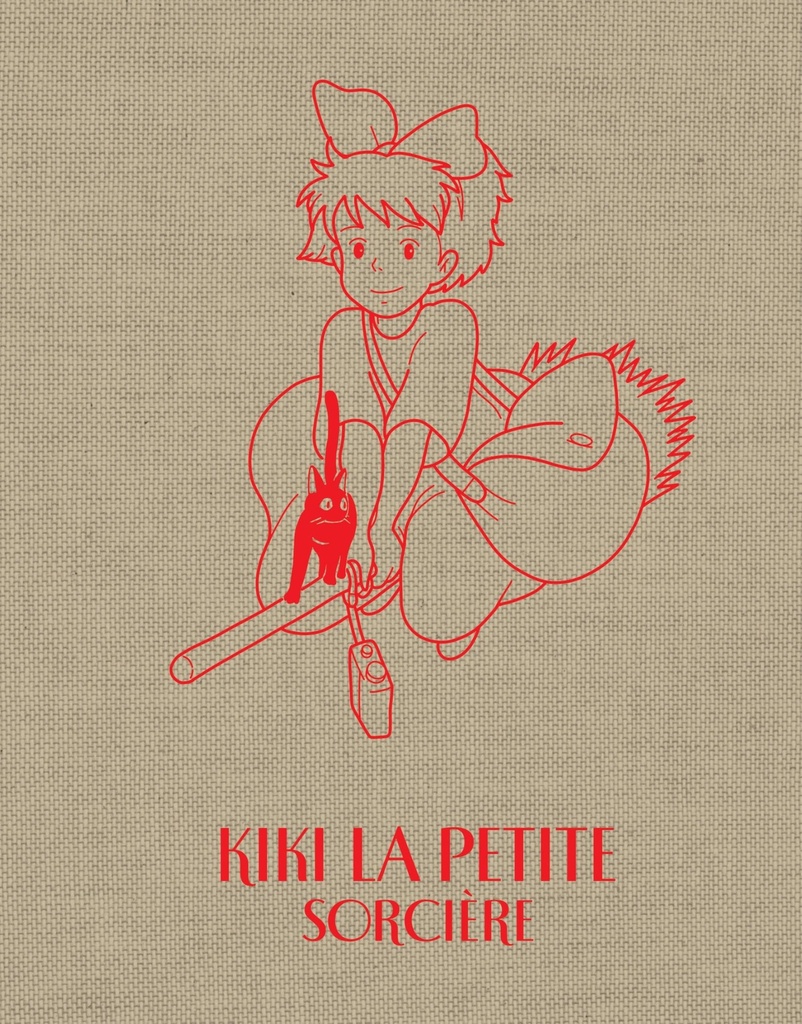 [HU-0407] Grand carnet Kiki la Petite Sorcière pages blanches