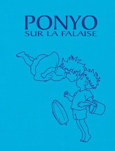 Ghibli Carnet toilé Ponyo sur la falaise