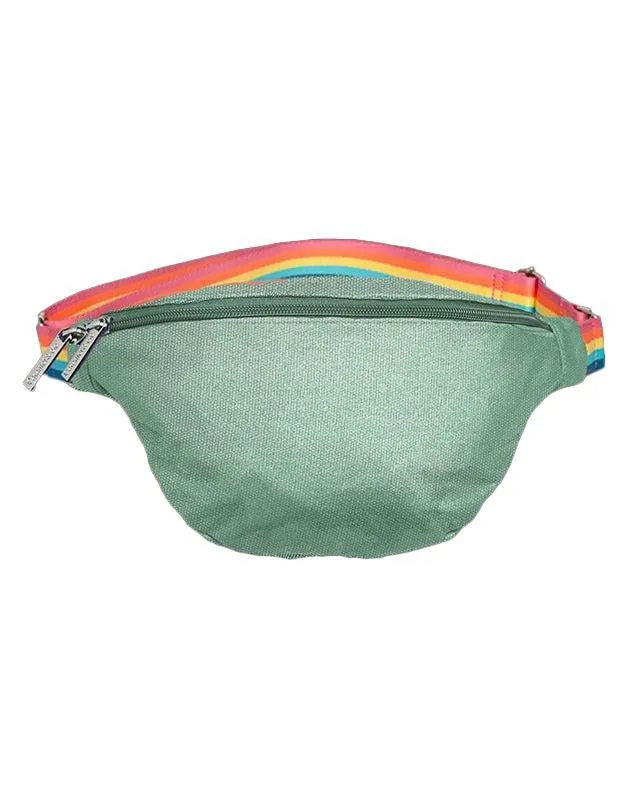 [CA-9680] Sac banane femme Irisé vert