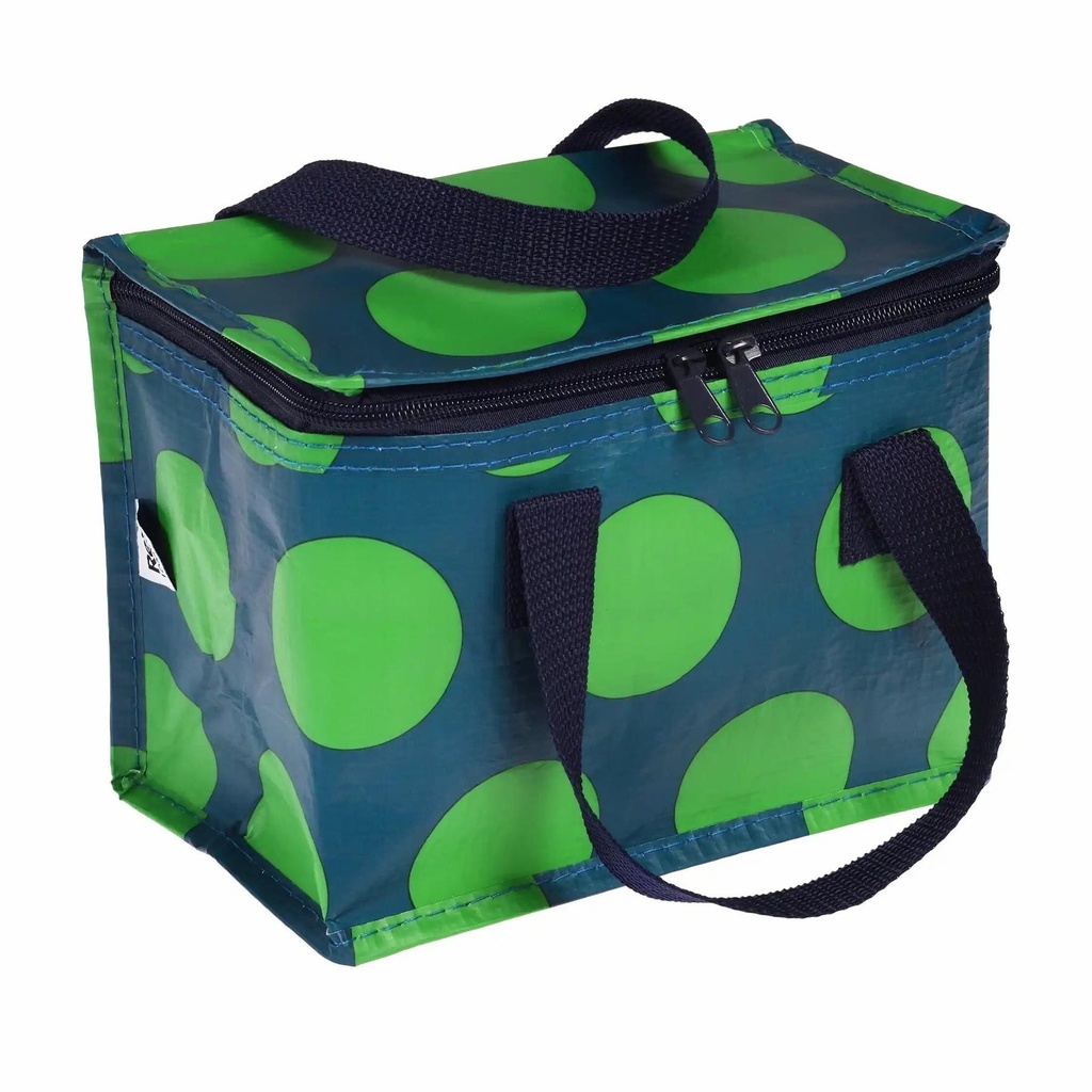 [RE-1009] Sac à lunch isotherme Spotlight Vert Sur Bleu