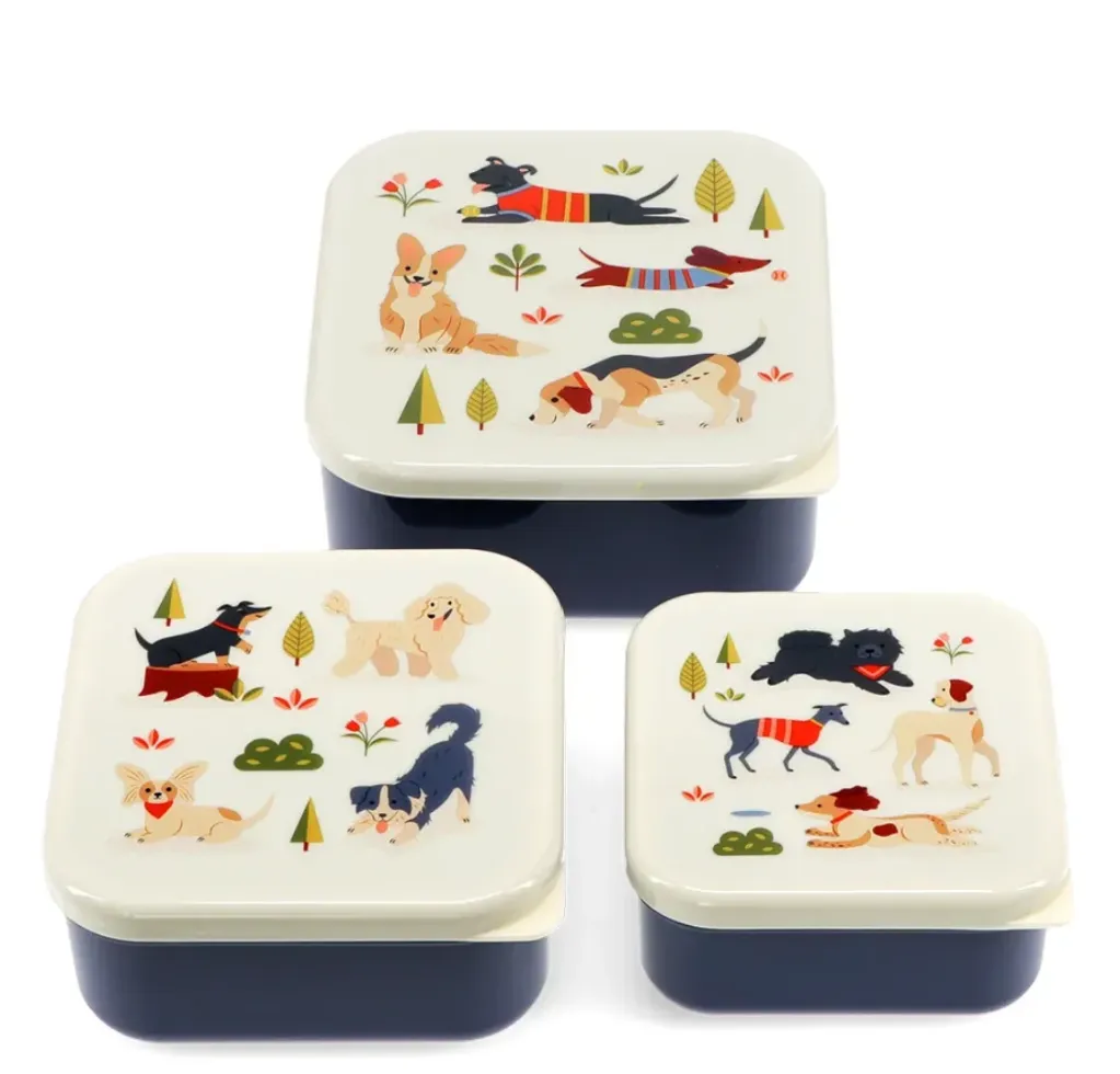 [RE-2110] Boîtes à goûter (lot de 3) - Dog Park