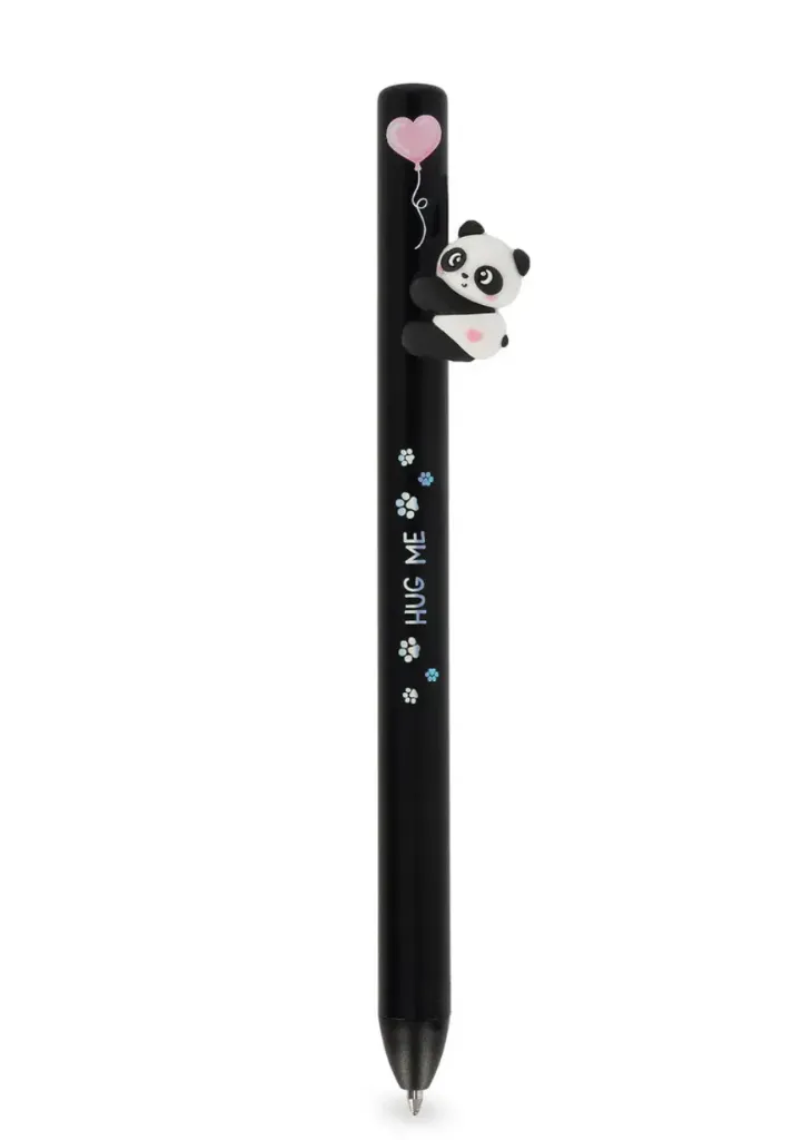 [LE-1990] Stylo à bille rétractable Panda Free Hugs Legami
