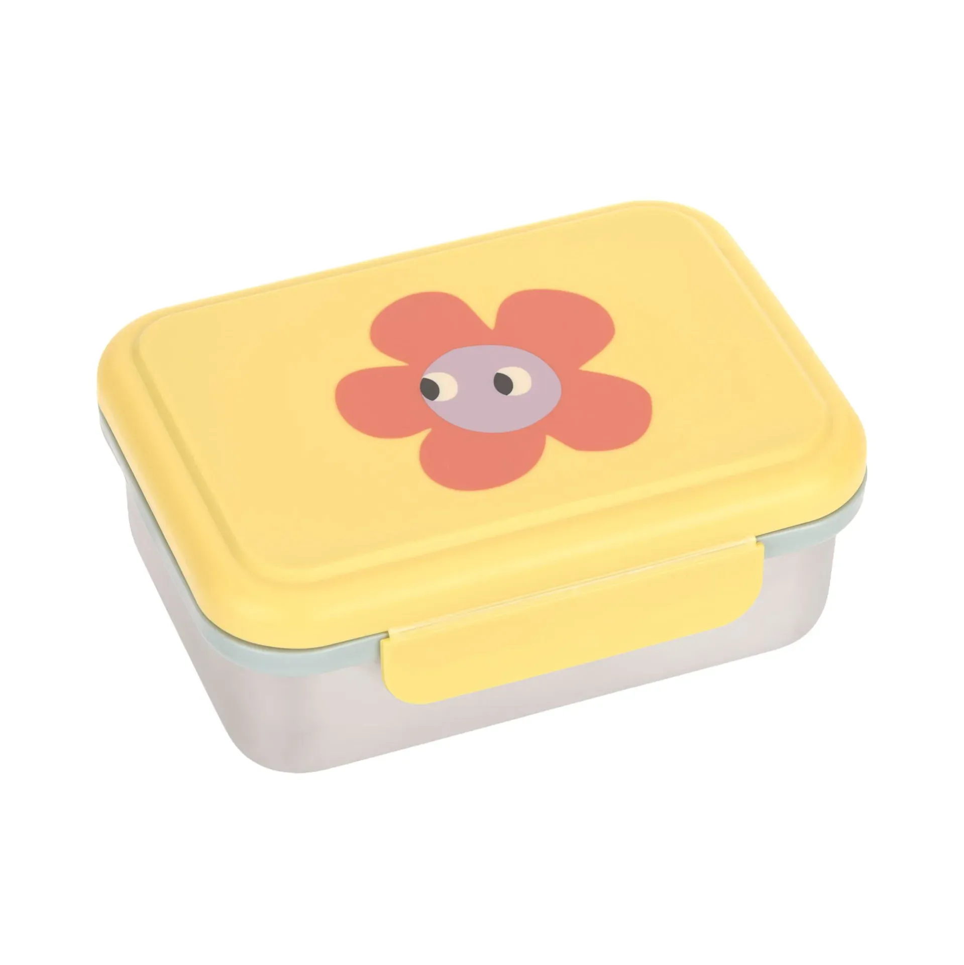 [LA-0203] Boîte à goûter inox enfants - Happy Trails, Fleur Lassig