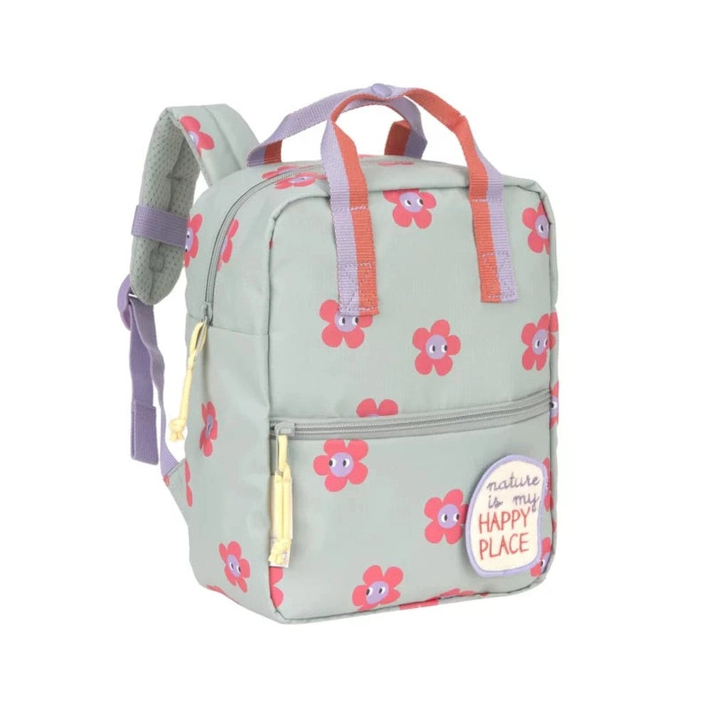 [LA-5693] Sac à dos carré de la maternelle - Happy Trails, Fleur Lassig